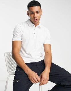 BOSS Orange Passenger Polo Top In White For Men