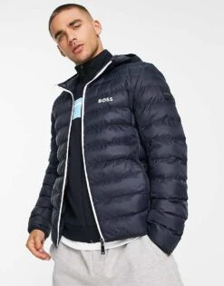 BOSS Green J Thor Jacket In Navy For Men