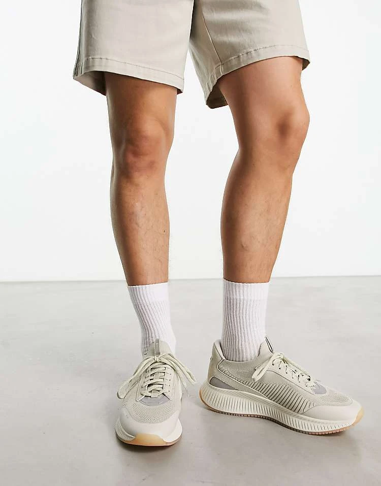 BOSS Orange BOSS EVO Trainers In Off White For Men - Image 5