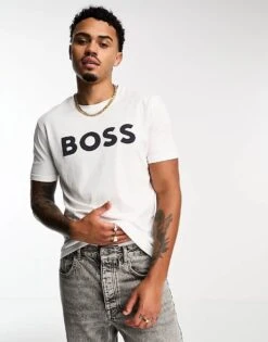 BOSS Orange Thinking 1 T-shirt In White For Men