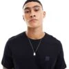 BOSS Orange Tales Box Logo T-shirt In Black For Men