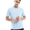 BOSS Orange TChup Logo T-shirt In Light Blue For Men 460-open Blue
