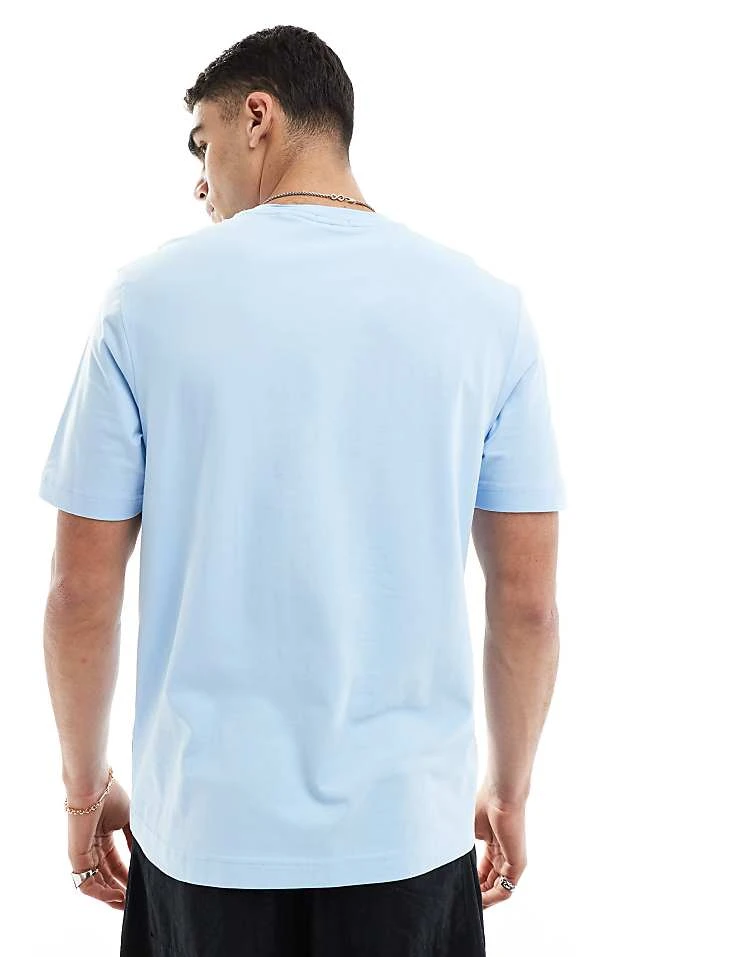 BOSS Orange TChup Logo T-shirt In Light Blue For Men 460-open Blue - Image 2