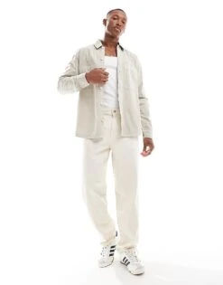 BOSS Orange Locky Long Sleeve Shirt In Beige For Men 271-light Beige