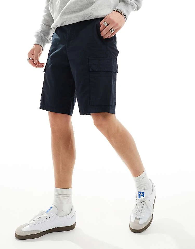 BOSS Orange Sisla Cargo Shorts In Dark Blue For Men 404-dark Blue - Image 6