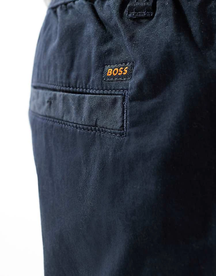 BOSS Orange Sisla Cargo Shorts In Dark Blue For Men 404-dark Blue - Image 4