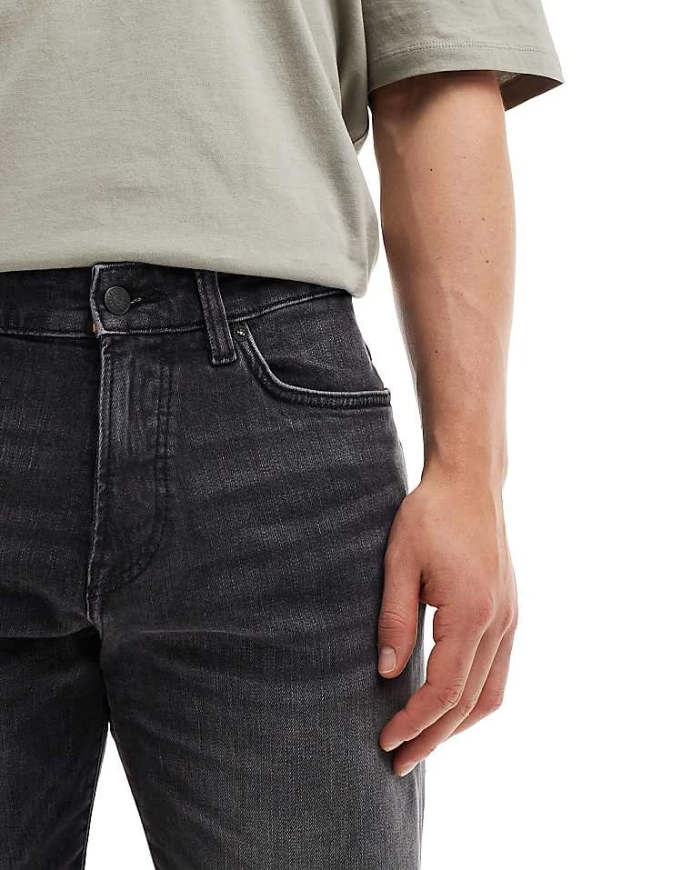 BOSS Orange ReMaine Denim Shorts In Dark Grey For Men 019-charcoal - Image 5