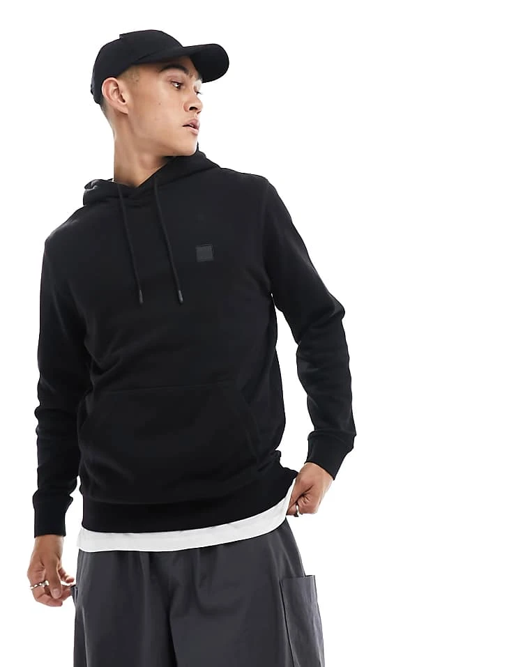 BOSS Orange Wetalk Hoodie In Black For Men 001-black