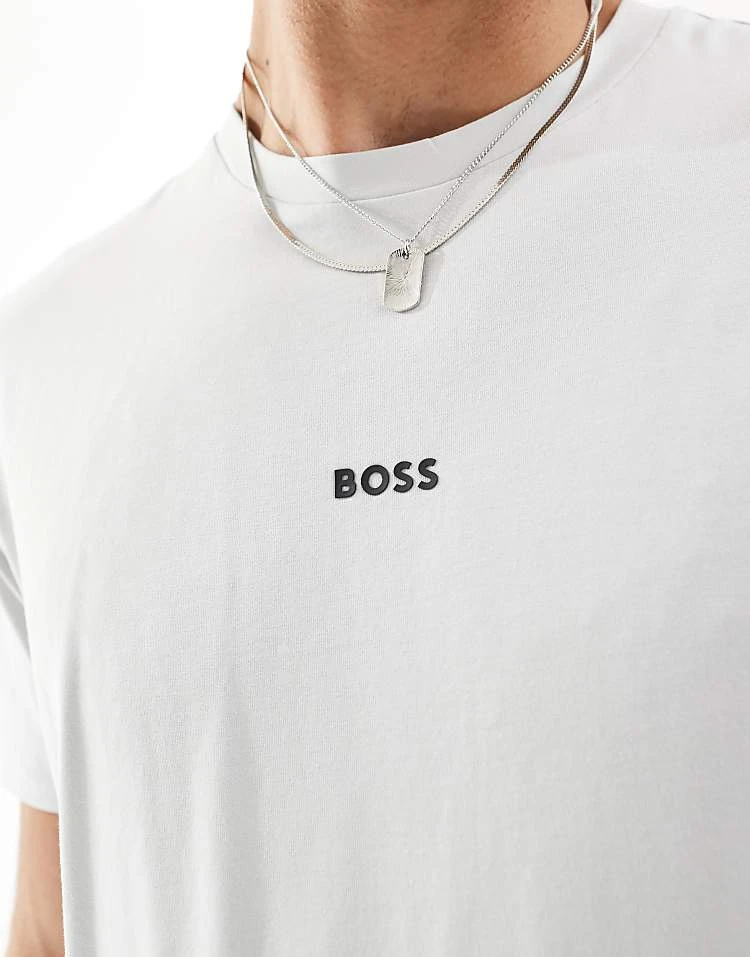 BOSS Orange Tchup T-shirt In Light Grey For Men - Image 2