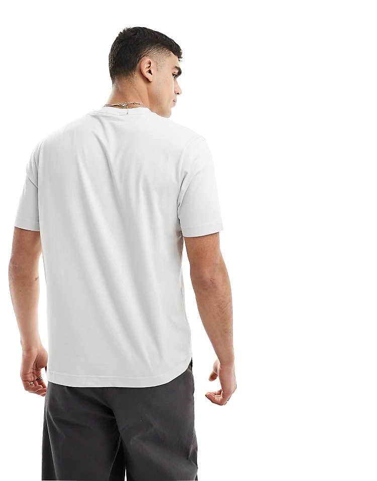 BOSS Orange Tchup T-shirt In Light Grey For Men - Image 4