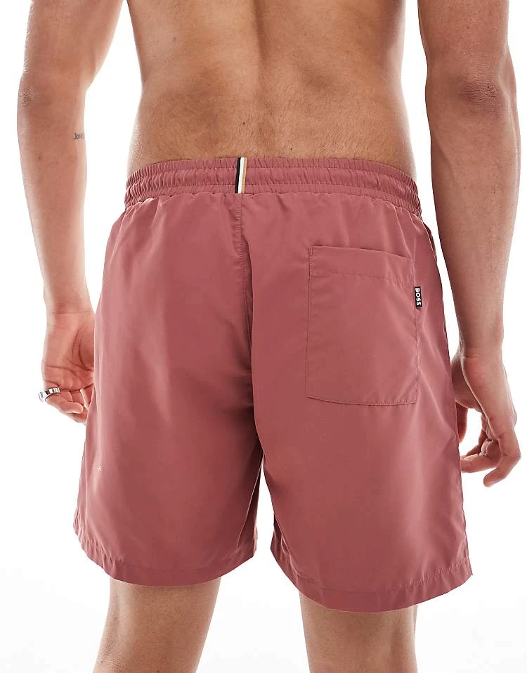 BOSS Bodywear Boss Dolphin Swim Short In Red For Men - Image 3