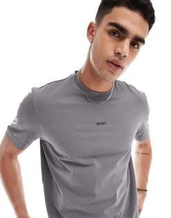 BOSS Orange Tchup T-shirt In Dark Grey For Men