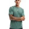 BOSS Orange Tchup T-shirt In Green For Men