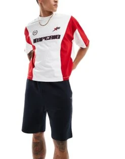 BOSS GREEN Headlo Jersey Shorts In Navy For Men