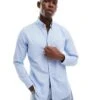 BOSS Orange Rickert Oxford Long Sleeve Shirt In Light Blue For Men