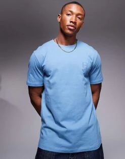 BOSS Orange Tales T-shirt In Light Blue For Men