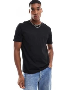 BOSS Green Tee5 T-shirt In Black For Men