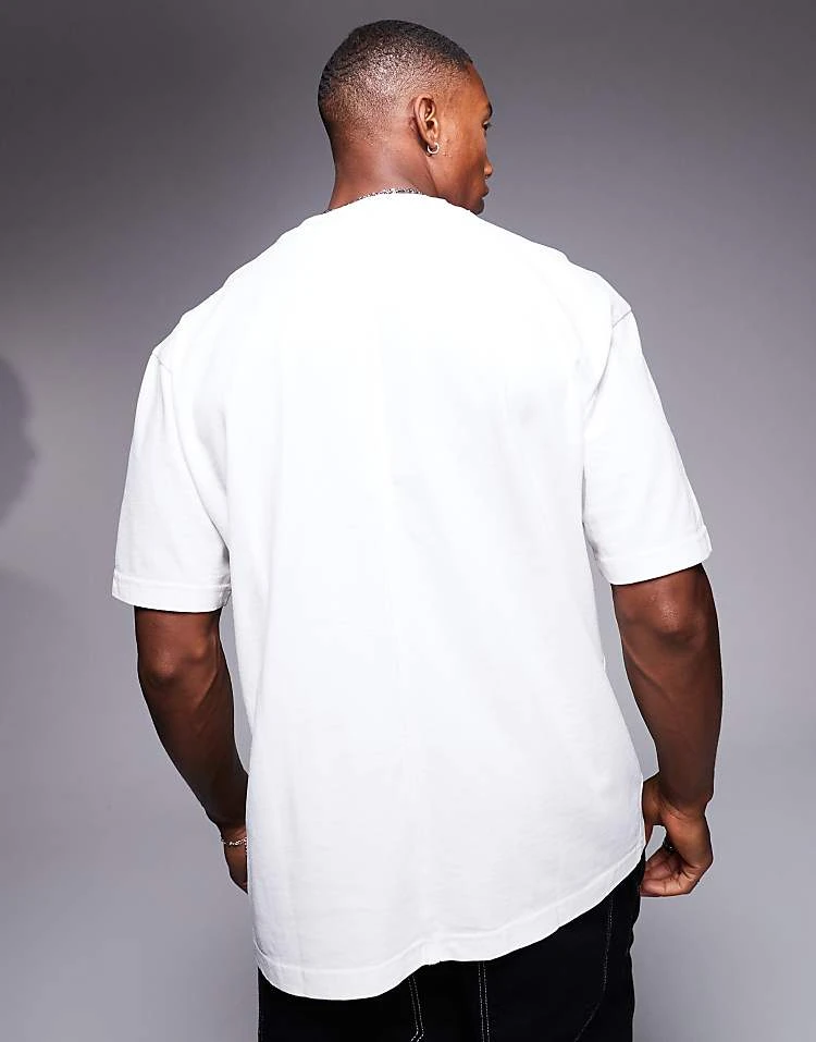 BOSS Orange Relaxed Fit T-shirt In White For Men - Image 4