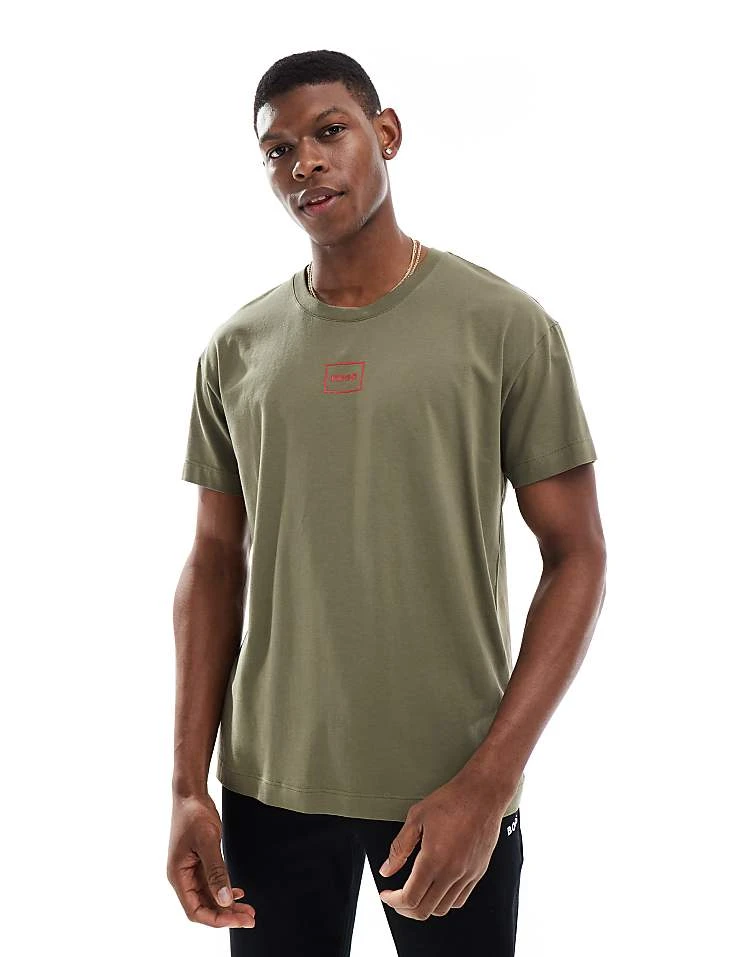 BOSS Bodywear HUGO Bodywear Laze T-shirt In Green For Men - Image 5