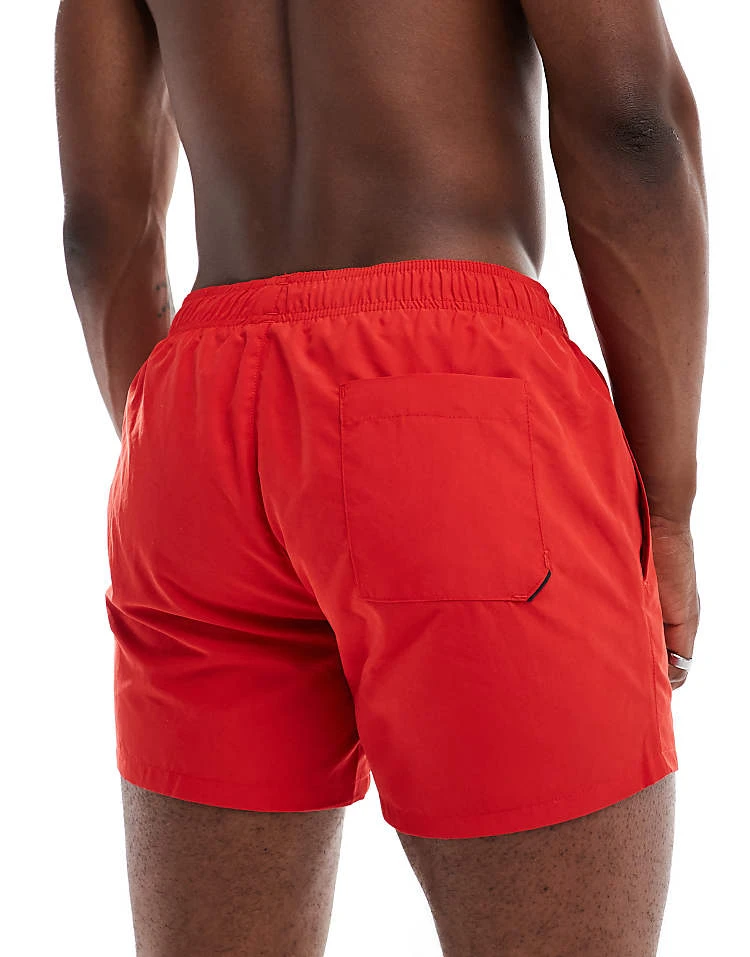 BOSS Bodywear HUGO Swimwear Abas Swim Shorts In Red For Men - Image 4