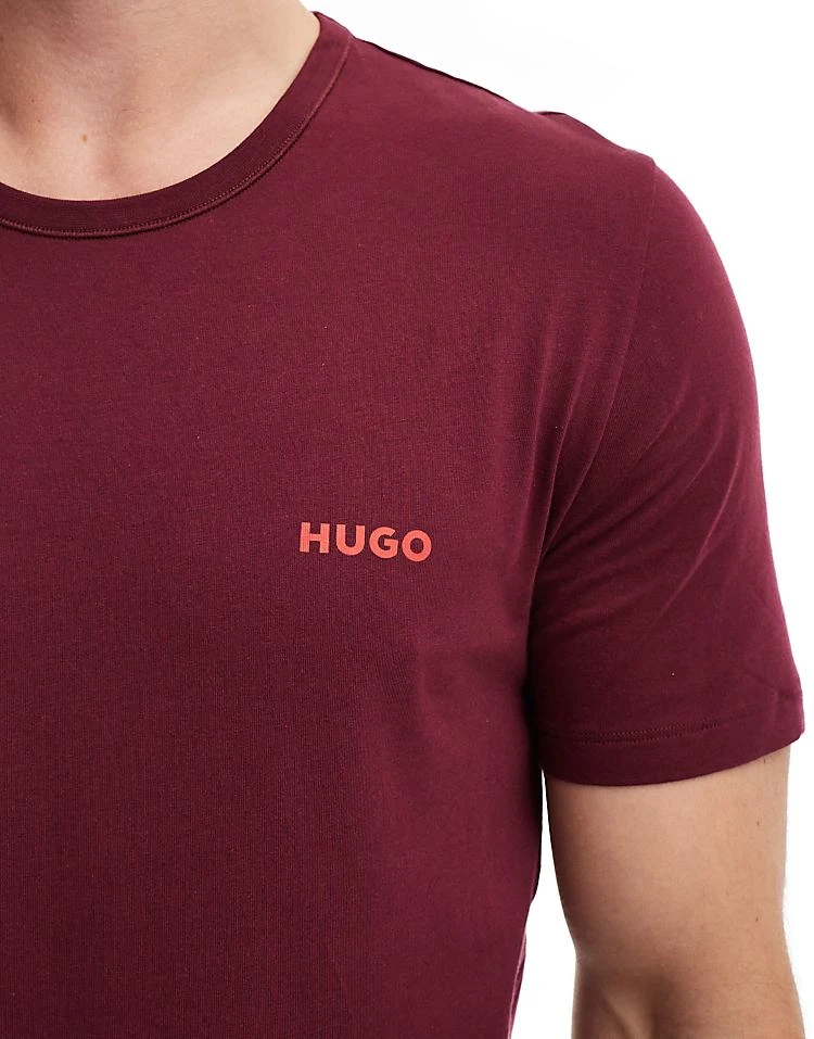 BOSS Bodywear HUGO Bodywear 3 Pack T-shirt In Multi For Men - Image 4