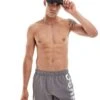 BOSS Bodywear HUGO Swimwear Abas Swim Shorts In Grey For Men