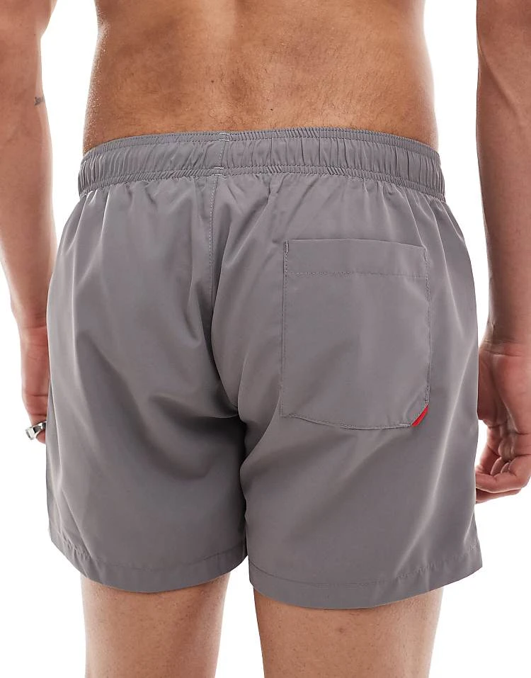 BOSS Bodywear HUGO Swimwear Abas Swim Shorts In Grey For Men - Image 3