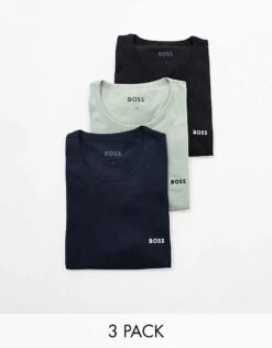 BOSS Bodywear 3 Pack T-shirt In Multi For Men