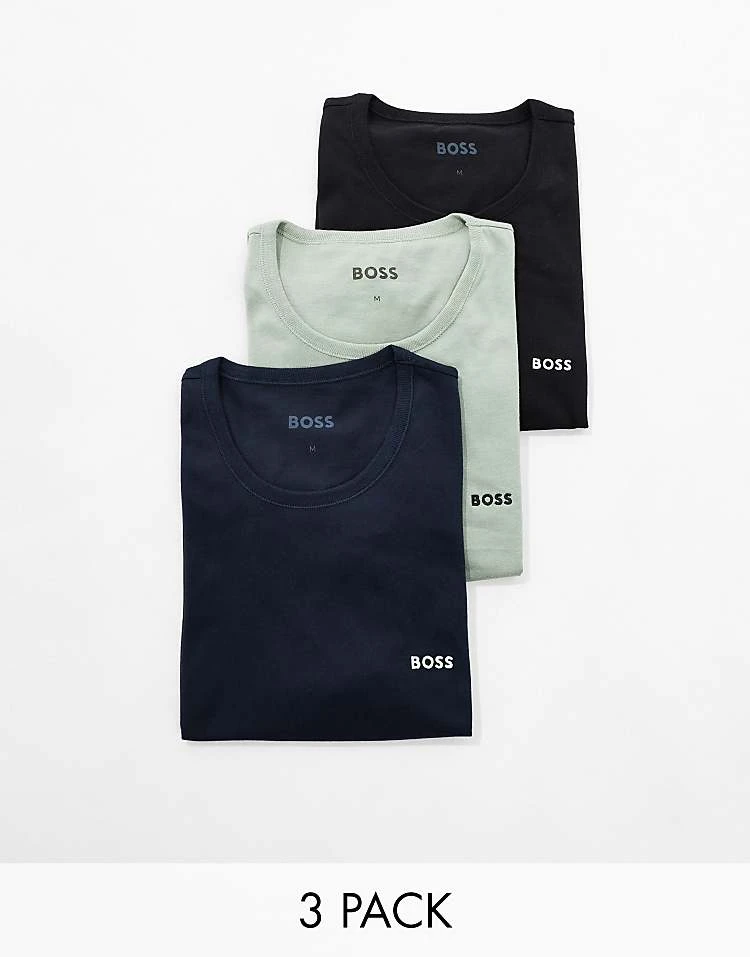 BOSS Bodywear 3 Pack T-shirt In Multi For Men