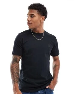BOSS Orange BOSS Tales Box Logo T-shirt In Black - BLACK For Men