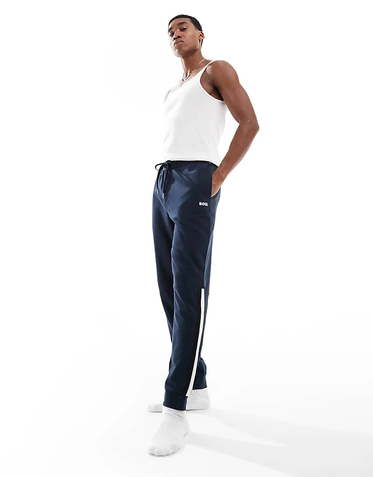 BOSS Bodywear Iconic Joggers In Navy For Men Blue - Image 2