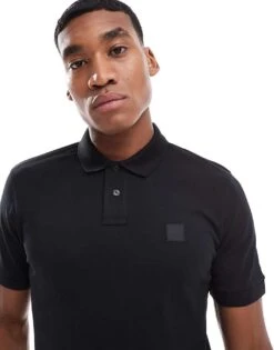 BOSS Orange Boss Passenger Polo In Black - BLACK For Men