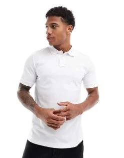 BOSS Orange Boss Passenger Polo Top In White - WHITE For Men