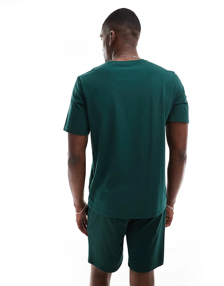 BOSS Bodywear Unique T-shirt In Green For Men Multi - Image 2