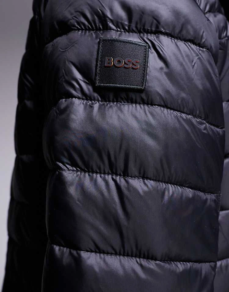 BOSS Orange Oden2 Lightweight Puffer Jacket Slim Fit In Black For Men - Image 3