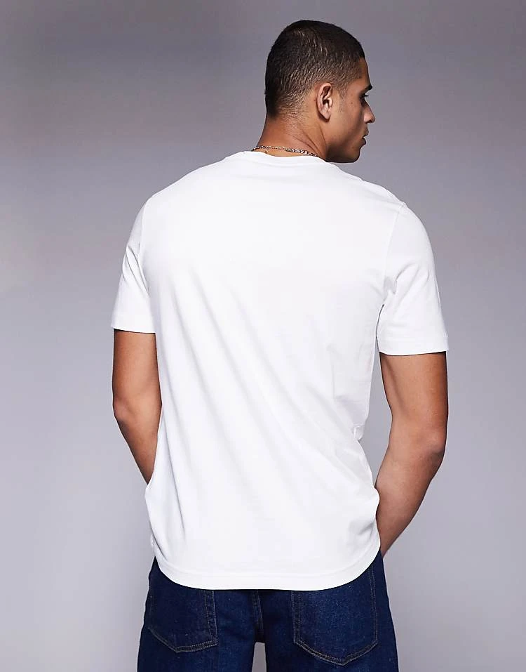 BOSS Orange Te_mextour Cactus Logo Print T-shirt Regular Fit In White For Men - Image 3