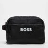 BOSS Orange Boss Catch Logo Wash Bag In Black For Men