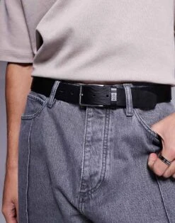 BOSS Orange Boss Erman Belt In Black For Men