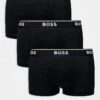 BOSS Bodywear 3 Pack Of Trunks In Black For Men