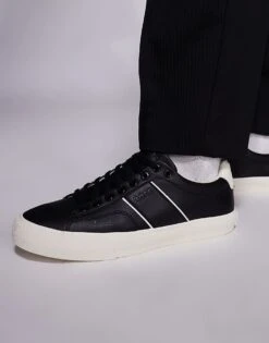 BOSS Orange Boss Aiden Trainer In Black With Contrast Detailing For Men